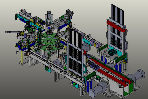 USB组装生产线设备stp